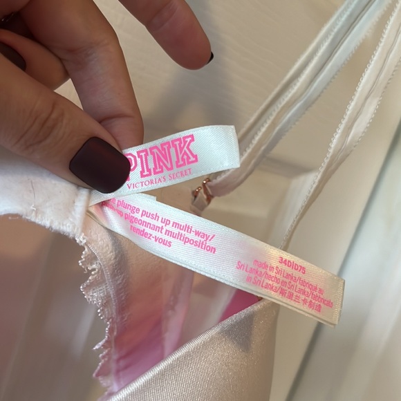 PINK by Victoria’s Secret date plunge push up multi-way bra - Picture 2 of 5
